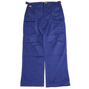 Empyre Pants Men 32x30 Adjustable Loose Relaxed Skater Utility Y2K Blue Cargo